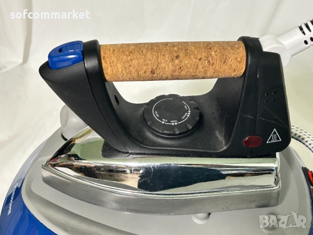 Ютия с парогенератор Behome ISB2300P – 2300W (Като нова) с гаранция, снимка 3 - Ютии - 53604778