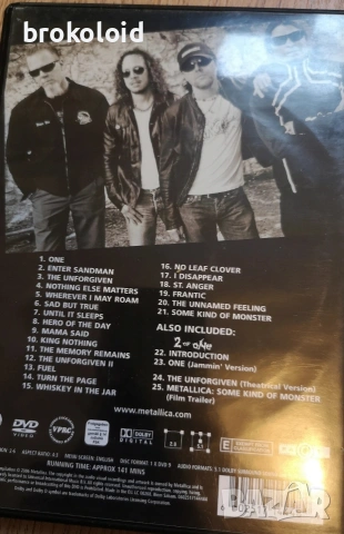 Metallica Cunning Stunts + the Videos 1989 - 2004 концерти и клипове DVD, снимка 2 - DVD дискове - 53316544