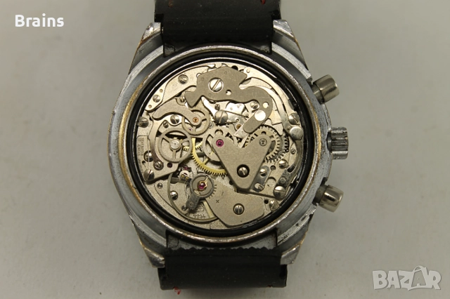 1960's ALIHOR Швейцарски Състезателен Хронограф Супер Рядък, снимка 9 - Мъжки - 51795219