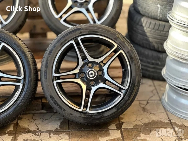 4х100 16 Цола Джанти Smart FORFOUR Спорт Пакет , снимка 3 - Гуми и джанти - 52445932