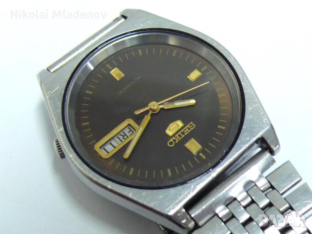 Автоматичен SEIKO 5 Мъжки ръчен часовник, работещ с Ден/Дата, снимка 10 - Мъжки - 52204909