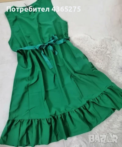 Нов модел летни рокли с подвижно коланче 💕☺️🌸10 цвята💕✅💯, снимка 6 - Рокли - 50262926