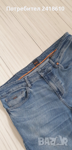 Hugo Boss Delaware Slim Fit  Soft Touch Mens Size 34/32  ОРИГИНАЛ Мъжки Дънки!, снимка 8 - Дънки - 52308619