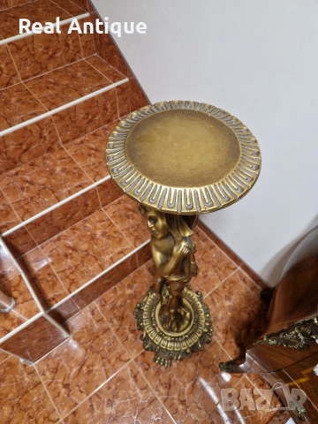 Уникална антикварна колона поставка постамент , снимка 9 - Антикварни и старинни предмети - 53563024