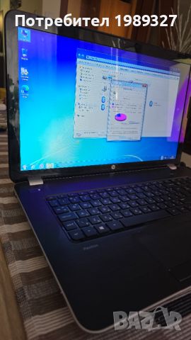 Лаптоп HP Pavilion, 17,3 инча + Windows 11, снимка 6 - Лаптопи за дома - 46612700