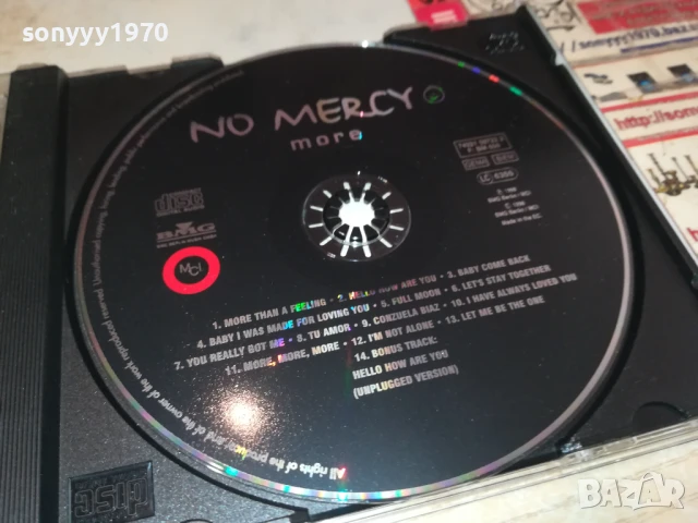 NO MERCY CD 1308251627, снимка 7 - CD дискове - 51354958