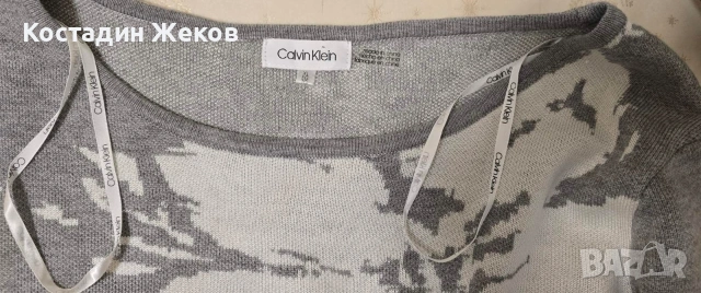 Дамска оригинална блузка. Като нова. Calvin Klein , снимка 4 - Блузи с дълъг ръкав и пуловери - 53242380