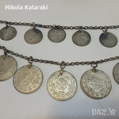 Автентичен възрожденски кюстек/синджир/копче и кръст, снимка 11 - Антикварни и старинни предмети - 52284350