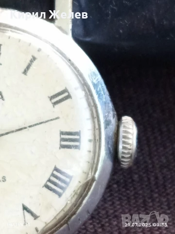 Стар механичен часовник дамски Заря СССР 21 камъка за КОЛЕКЦИЯ 30771, снимка 4 - Антикварни и старинни предмети - 51087997