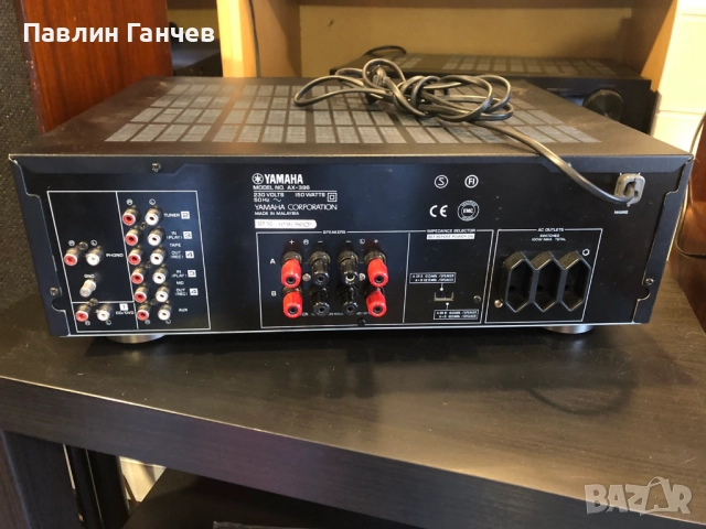 Yamaha AX-396 усилвател в отлично състояние с профилактика, снимка 3 - Ресийвъри, усилватели, смесителни пултове - 52845853