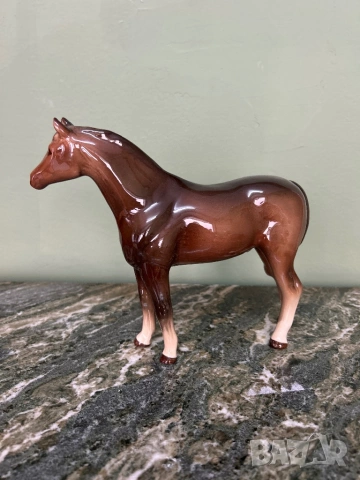 Порцеланова фигура на кон, снимка 3 - Декорация за дома - 53922631