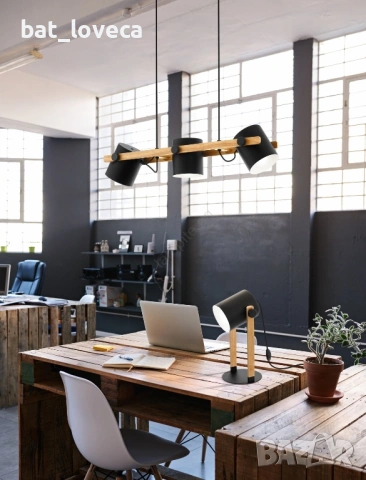 Eglo - Полилей на кабел 3xE27/60W/230V, снимка 3 - Полилеи - 53933971