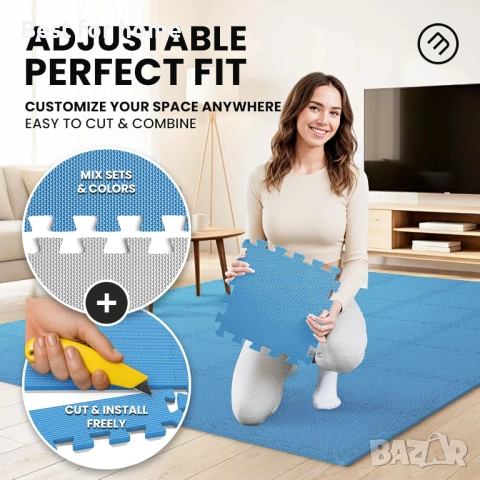 Комплект постелки за фитнес bemaxx - 18 бр, снимка 4 - Други стоки за дома - 53761054