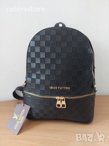 Черна раница Louis Vuitton/SG107de, снимка 2 - Раници - 51937868