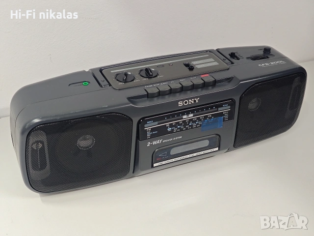 FM радио касетофон SONY CFS-200L, снимка 2 - Радиокасетофони, транзистори - 53530773