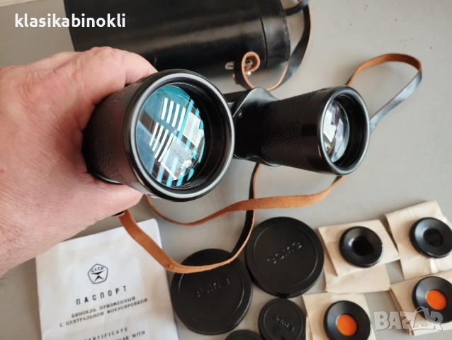 ТОП НОВ Съветски Бинокъл-БПВ1 7х50-MADE IN СССР, снимка 8 - Екипировка - 52942486