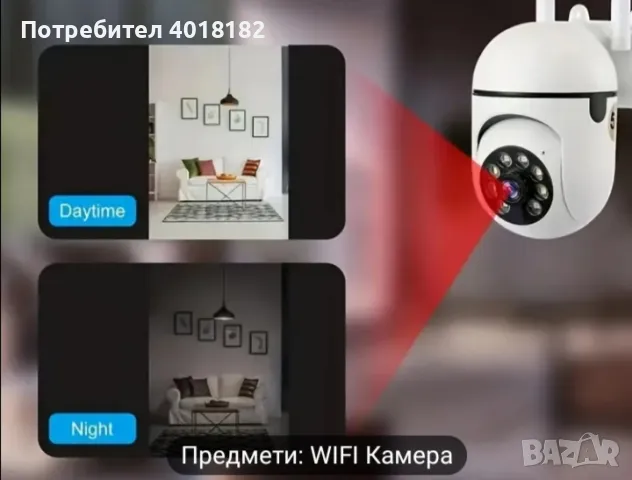 wifi камера за видеонаблюдение,нова,неизползвана, снимка 5 - Камери - 48462030