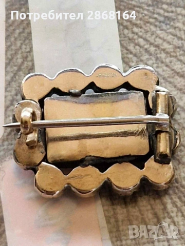 Стара брошка, снимка 2 - Антикварни и старинни предмети - 53028296