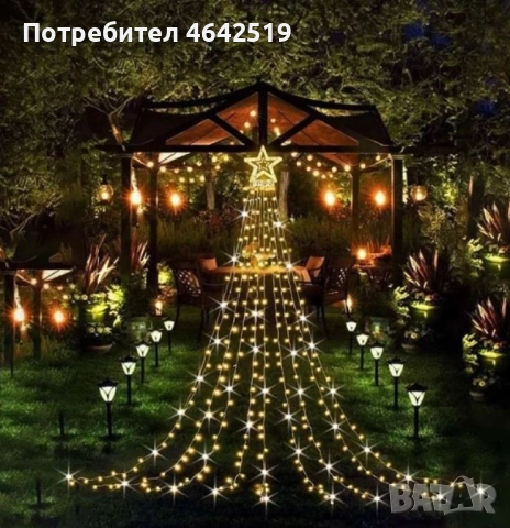 Коледна звезда Витлеем, снимка 3 - Декорация за дома - 52378976