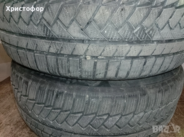 Продавам 2бр Зимни continental 215/55/18 дот48/20, снимка 2 - Гуми и джанти - 51966584