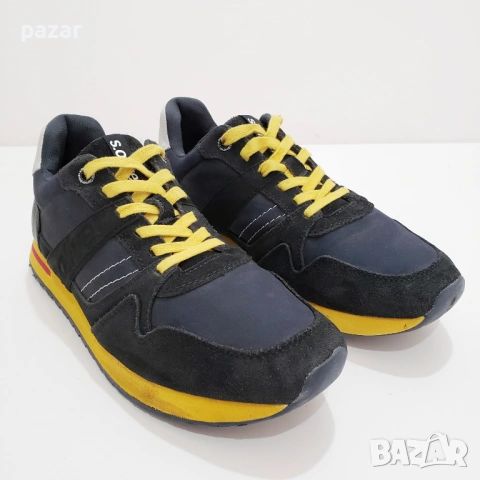 S Oliver Оригинални Мъжки Маратонки Кожени Естествена кожа 42.5-43, снимка 7 - Маратонки - 53750770