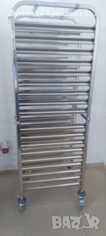 Колички за гастро контейнери и подноси, снимка 2 - Друго търговско оборудване - 53985861