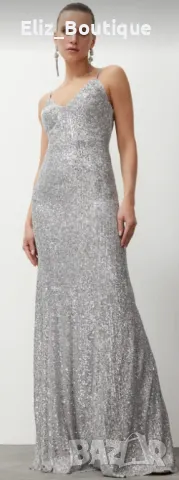 Дълга рокля с пайети , снимка 1