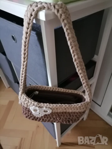 Прекрасни плетени чанти, снимка 15 - Чанти - 51023675