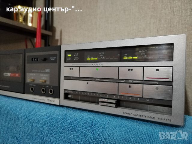 SONY  tc-fx33 stereo cassette deck , снимка 5 - Декове - 46686062