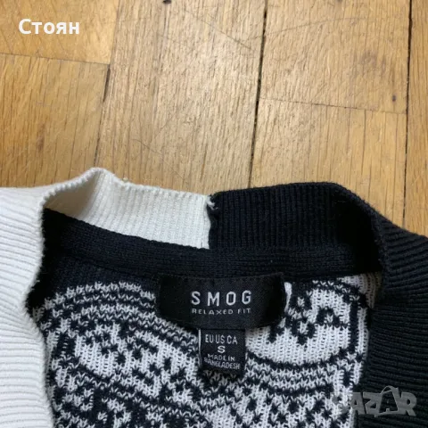 Smog Y2K Bandana Sweater Fleece, снимка 3 - Суичъри - 49259086