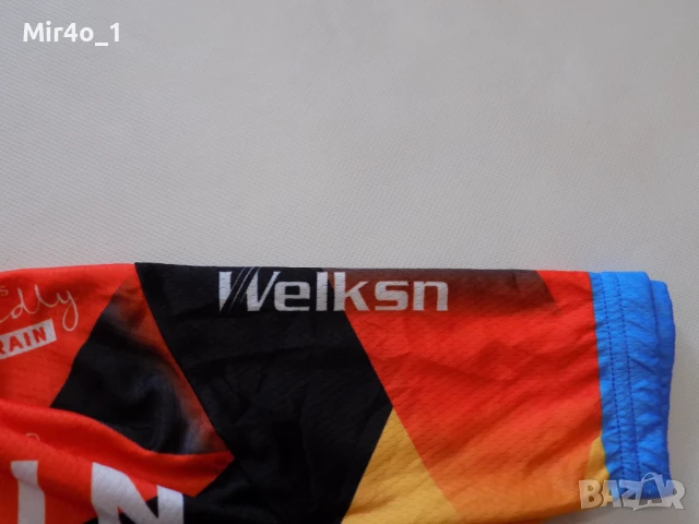 ново вело джърси welksn bahrain uci тениска екип блуза шосейно колоездене оригинално L, снимка 5 - Спортни дрехи, екипи - 50868511