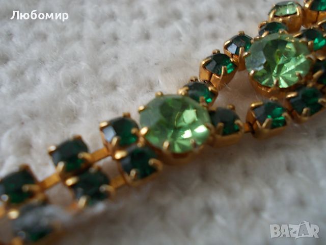 Красива гривна Зелени камъни, снимка 10 - Колекции - 45781488