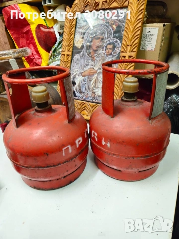 Газови бутилки 2бр/5л, снимка 2 - Котлони - 54245680