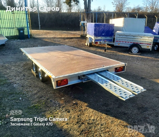 REPO FLAT 4.10 x 2.10м. за мотори, АТV/UTV до 750кg., снимка 8 - Ремаркета - 53465993