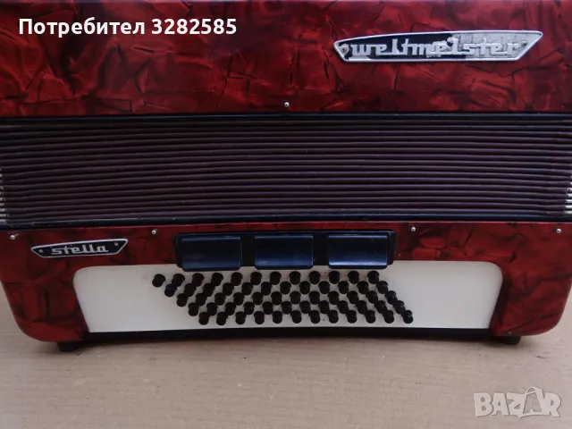 Акордеон Велтмайстер Стела 60 баса, снимка 1