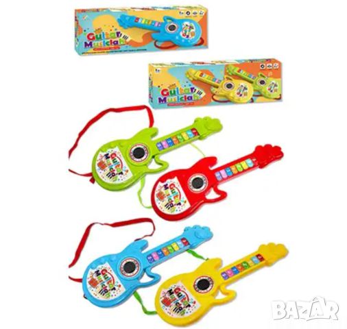 Играчка китара със забавни тонове, снимка 2 - Музикални играчки - 46440005