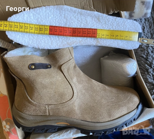 Зимни топли боти, естествена кожа, снимка 4 - Мъжки боти - 52006289
