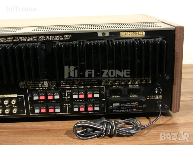Ресивър  Sansui qrx-8001 , снимка 10 - Ресийвъри, усилватели, смесителни пултове - 54040938