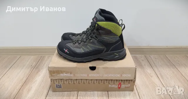 Мъжки туристически обувки Kayland Taiga Evo GTX Grey Lime 43, снимка 3 - Други - 47870679