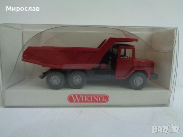 WIKING H0 1/87 IVECO САМОСВАЛ КАМИОН МОДЕЛ КОЛИЧКА ИГРАЧКА, снимка 1 - Колекции - 45993387