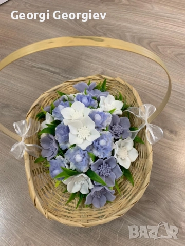 цветя изработени с глицеринов ароматен сапун , снимка 5 - Други - 51962068