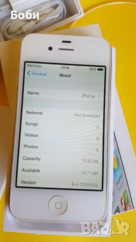 iPhone 4S (16gb) White IOS 8.4, снимка 3 - Apple iPhone - 46130510