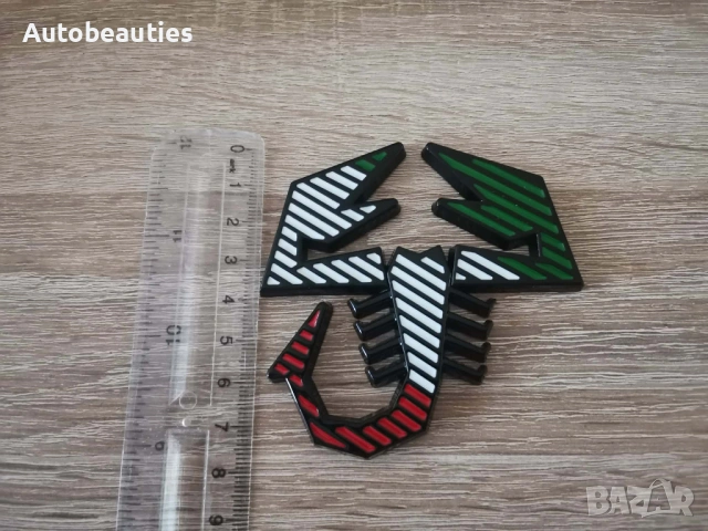 цветна метална емблема скорпион за Abarth , снимка 6 - Аксесоари и консумативи - 53677115