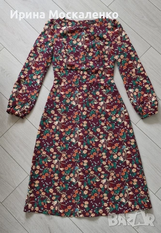 Рокля с флорален принт