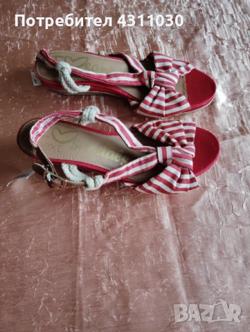 Нови сандали от плат Next , снимка 4 - Сандали - 53408890
