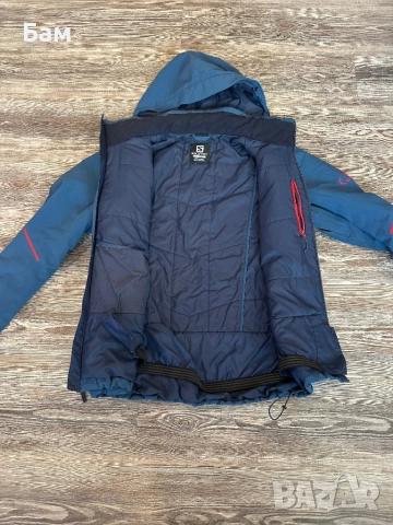 Оригинално мъжко яке за Ски Salomon Edge Ski Jacket размер Л 20000 мм воден стълб , снимка 5 - Зимни спортове - 52482717