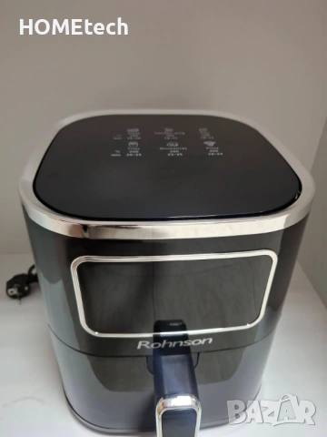 Air Fryer, 1450 W, Цифров панел, 5 литра, Таймер, снимка 3 - Фритюрници - 53636223