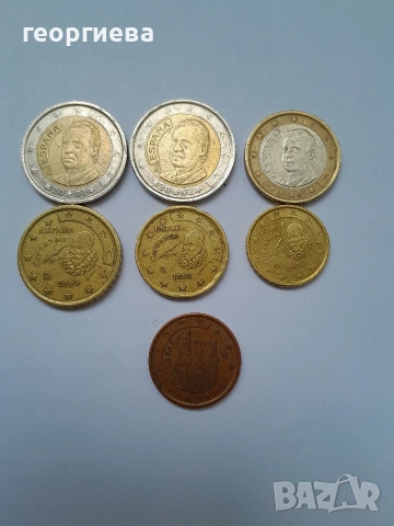 колекционерски монети Испания