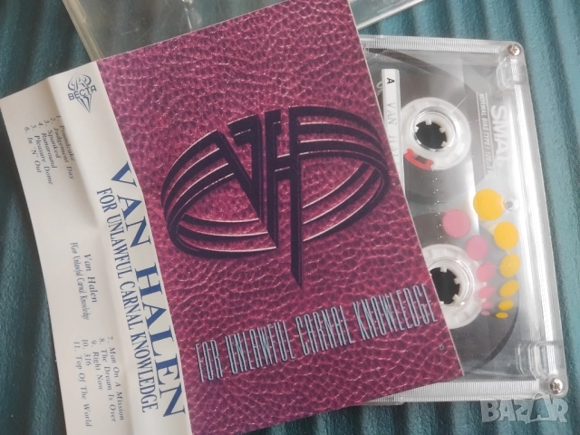 Van Halen – For Unlawful Carnal Knowledge - аудио касета музика