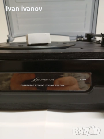 Грамофон немски с усилвател и говорители, снимка 2 - Грамофони - 53380268